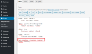 Wordpress Captcha Ekleme contact form recaptcha ayarlama