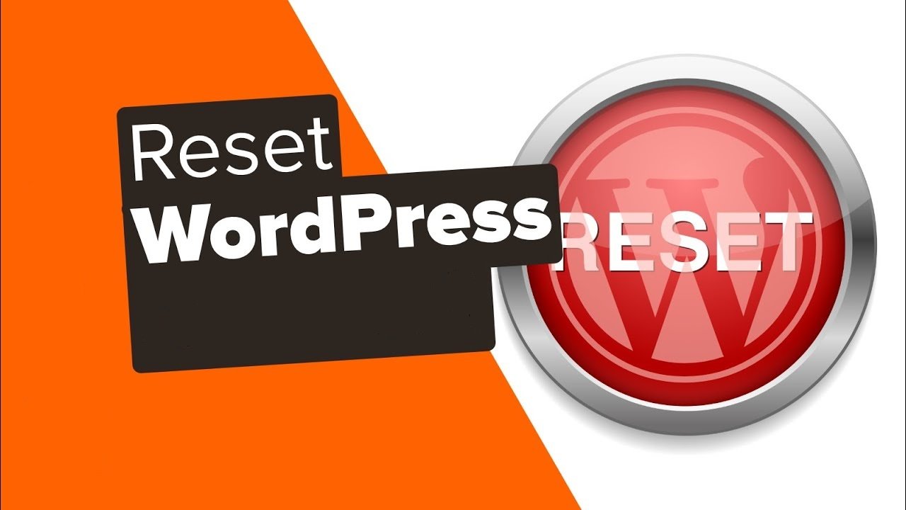 wordpress site sıfırlama nasıl yapılır